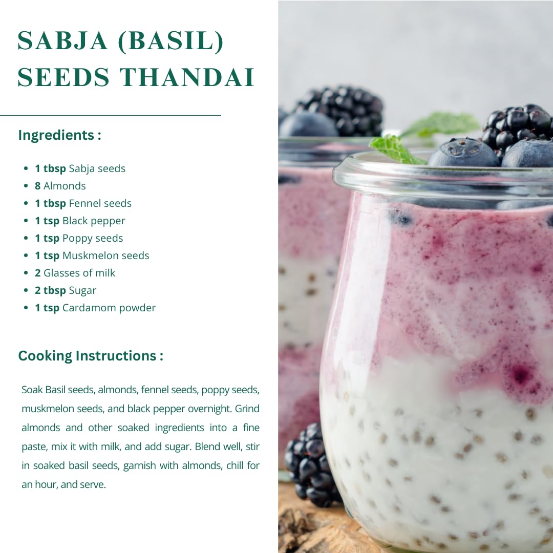 Nutriwish basil seeds in falooda dessert for refreshing bite