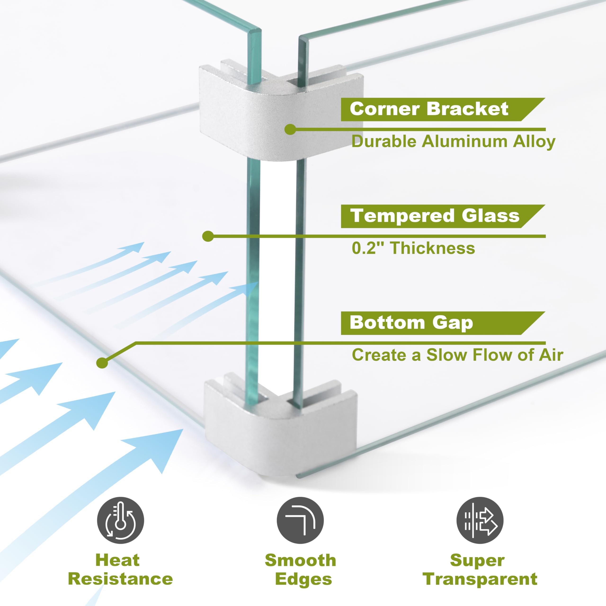 NUU GARDEN wind guard installs in minutes with clear instructions.
