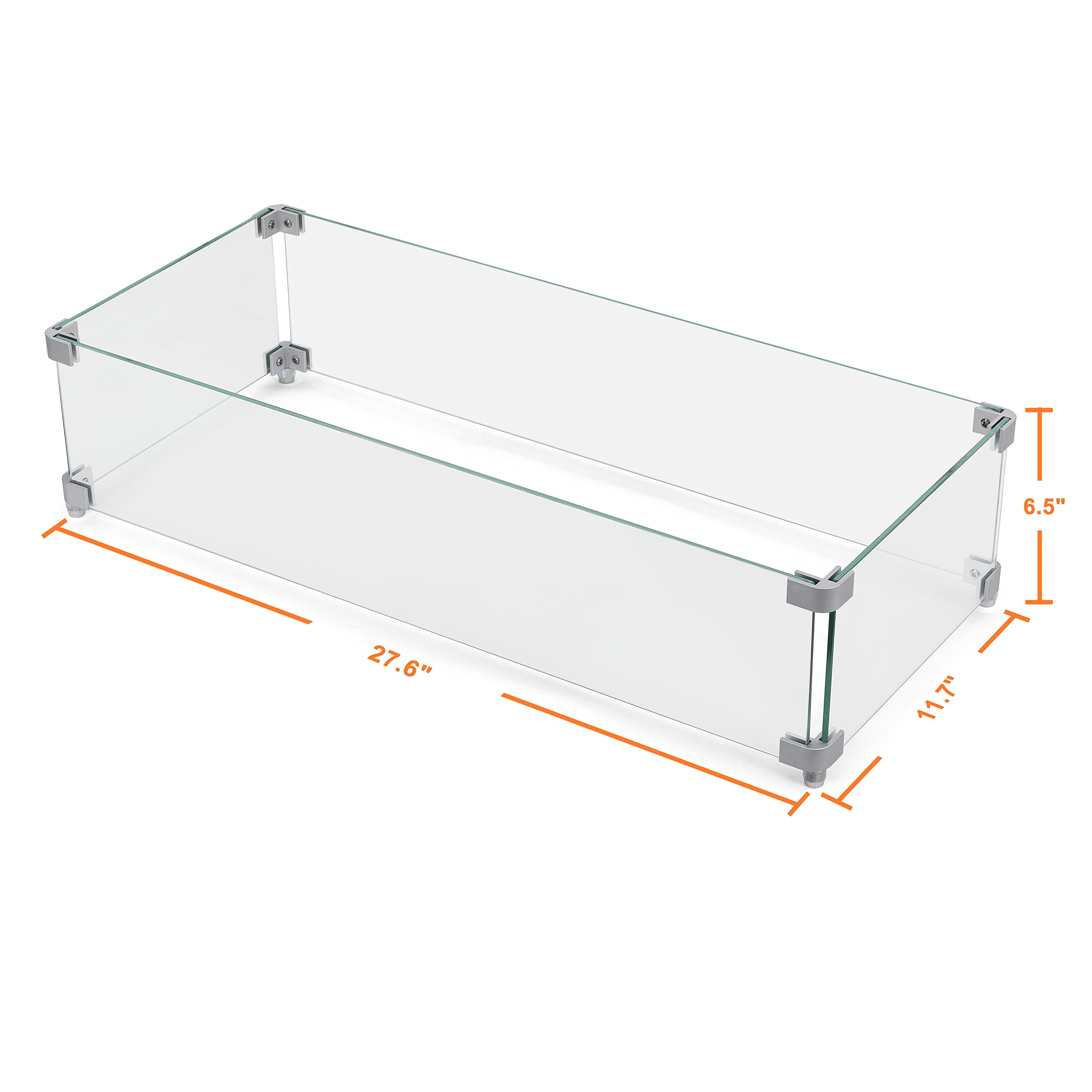 NUU GARDEN wind guard fits 52-inch WG01 fire tables