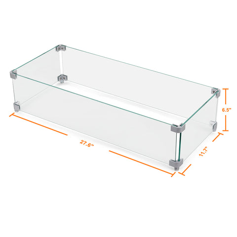 NUU GARDEN wind guard fits 52-inch WG01 fire tables