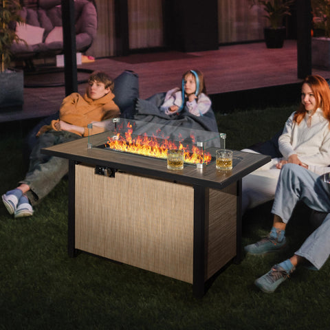 NUU GARDEN wind guard helps maintain a cozy outdoor ambiance.