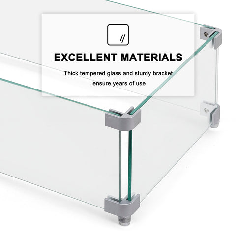 NUU GARDEN wind guard includes 3M anti-slip pads for stability