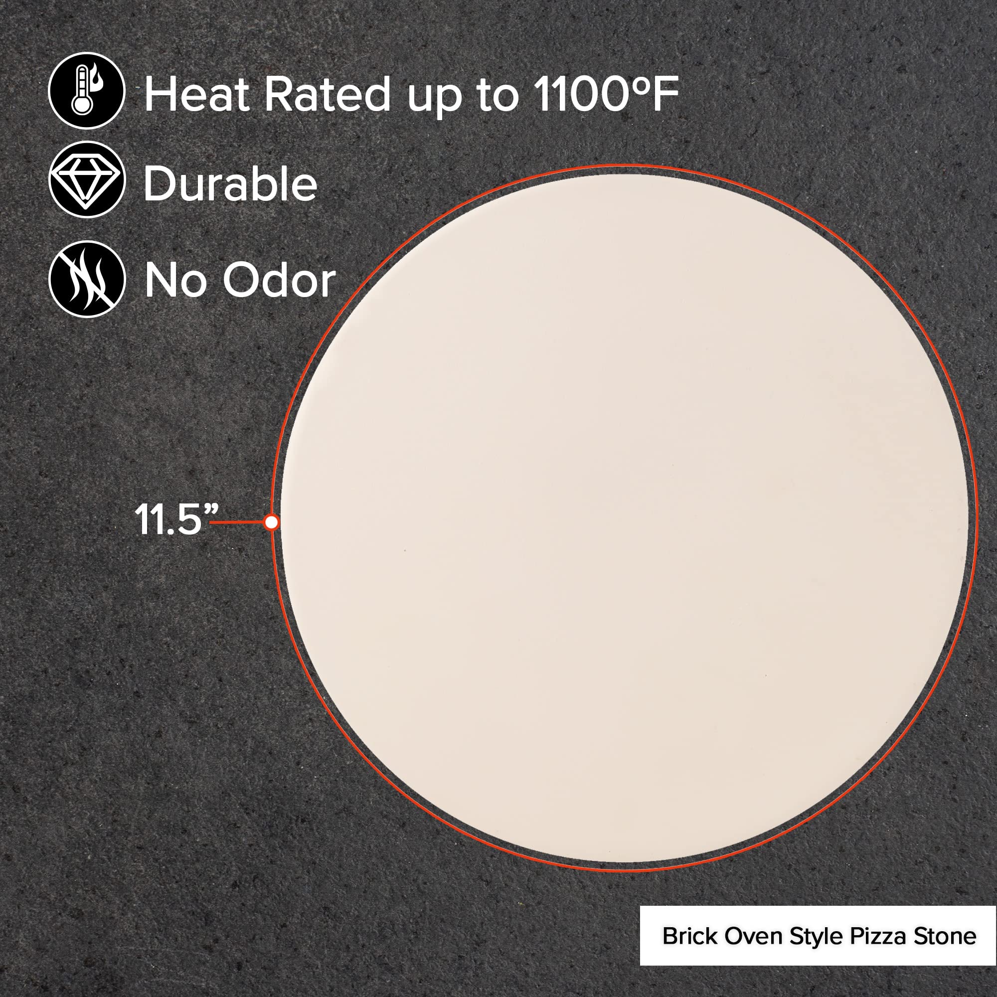 Nuwave stone—easy cleanup after baking and grilling.