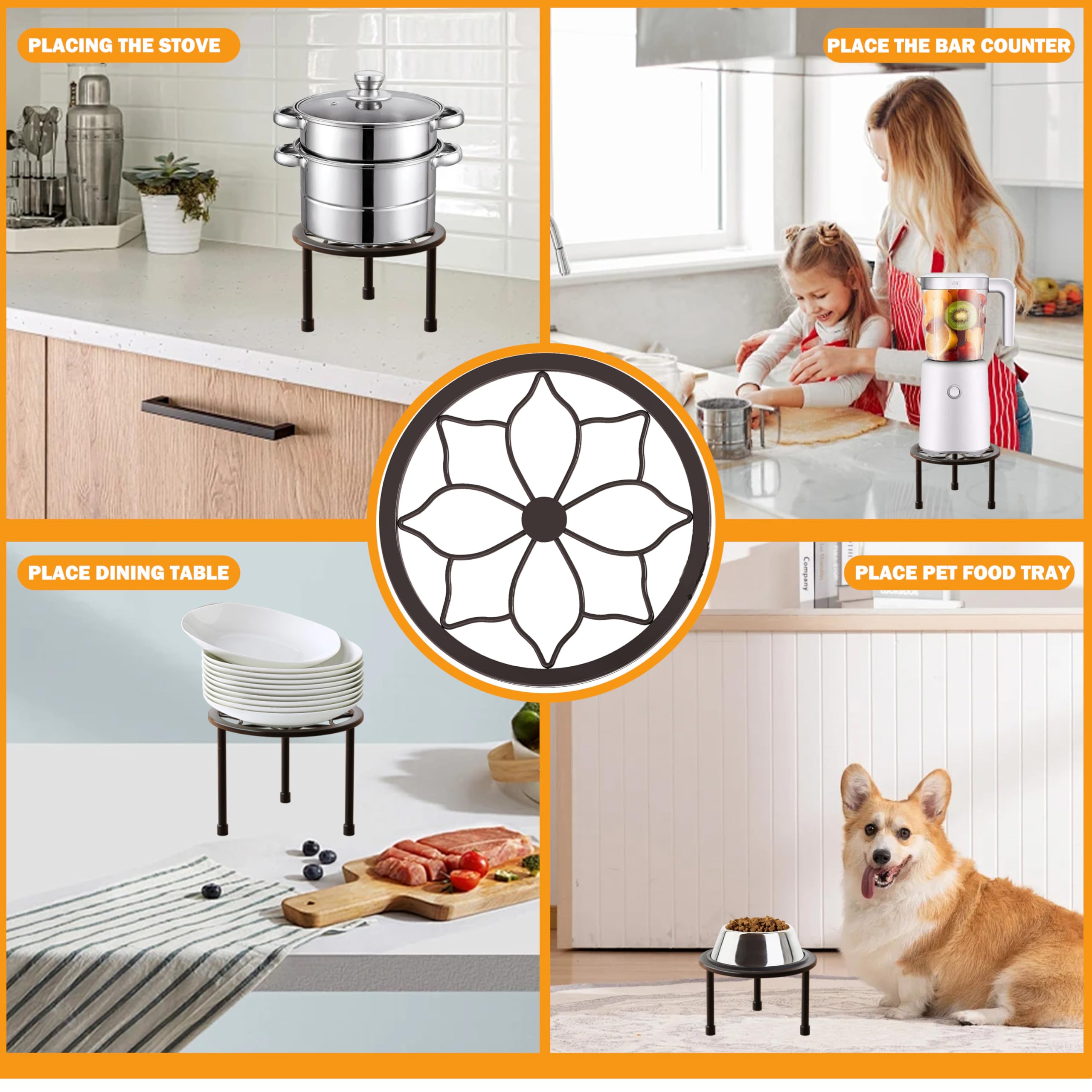 NUZZERO metal plant stand indoor-outdoor setup fits home, balcony, or garden decor.