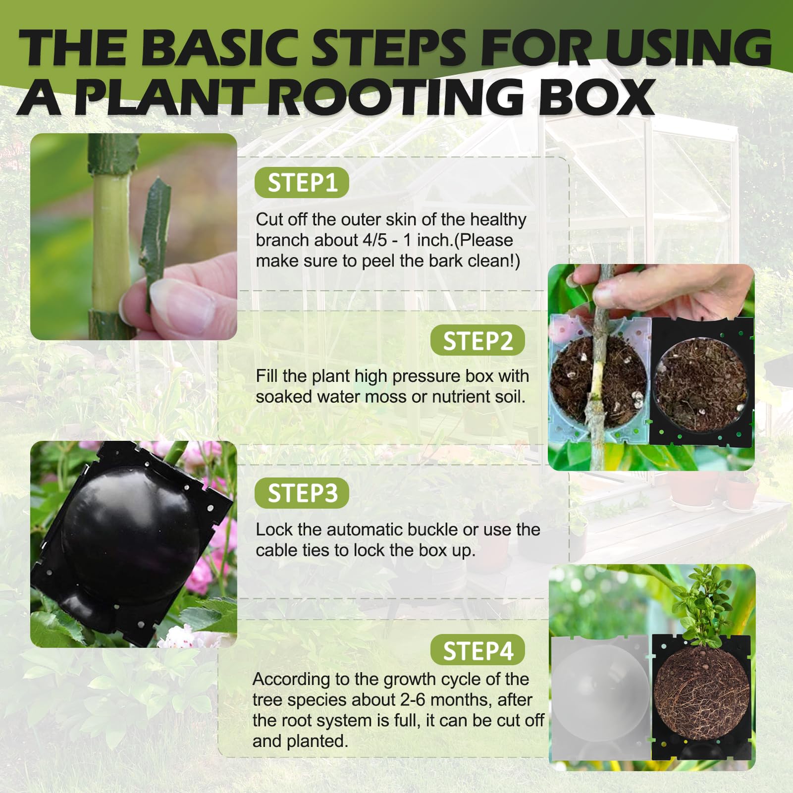 NVAAV air layering pod setup for efficient plant propagation.