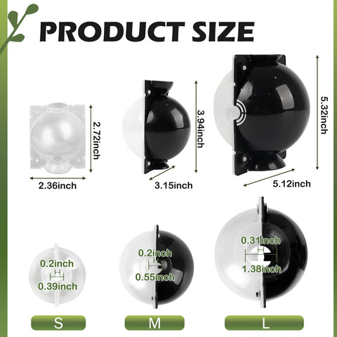 NVAAV half-transparent propagation ball enables quick root and moisture checks.