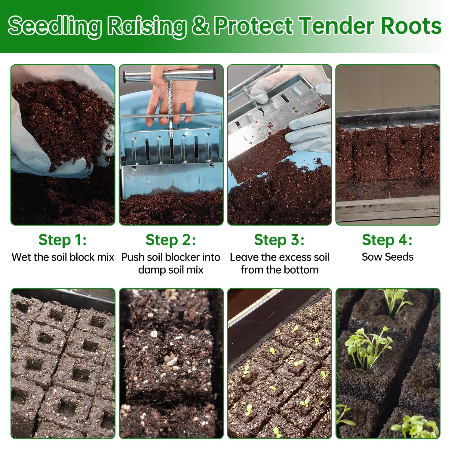 NVRGIUP compact garden tool ideal for seed starting