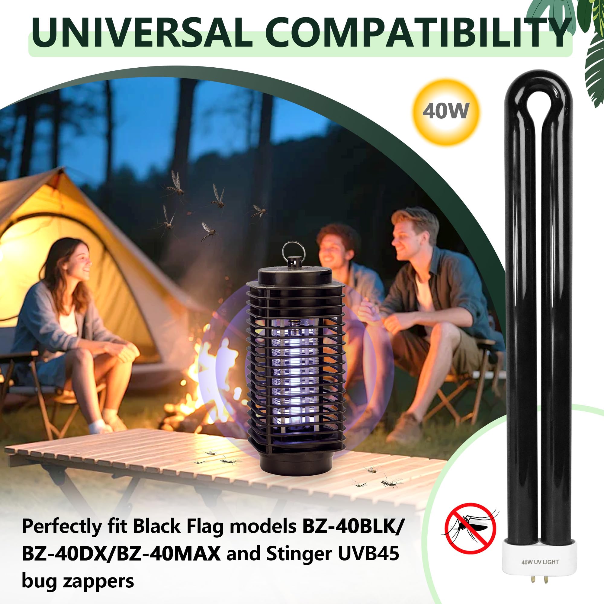 Nvguoes BB-40blk universal compatibility image highlights fit for BZ-40 series