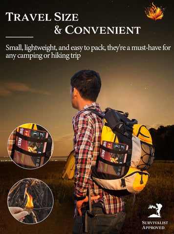 Nvkrvks fire starter cubes suit indoor and outdoor cooking and roasting.