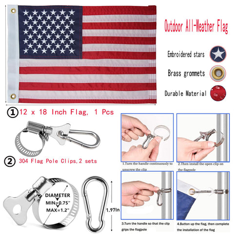 NVSDFAVUZUQ Embroidered stars add premium, long-lasting patriotic detail.