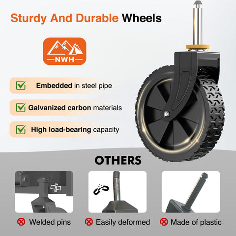 NWH collapsible wagon setup is quick and simple.