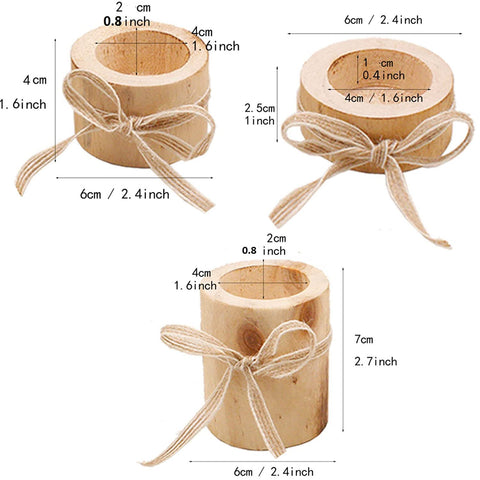 Nwsrayu air plant holder trio, three heights for varied Tillandsia displays