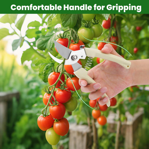 NXIRQNH pruning shears ergonomic non-slip handles for comfortable grip