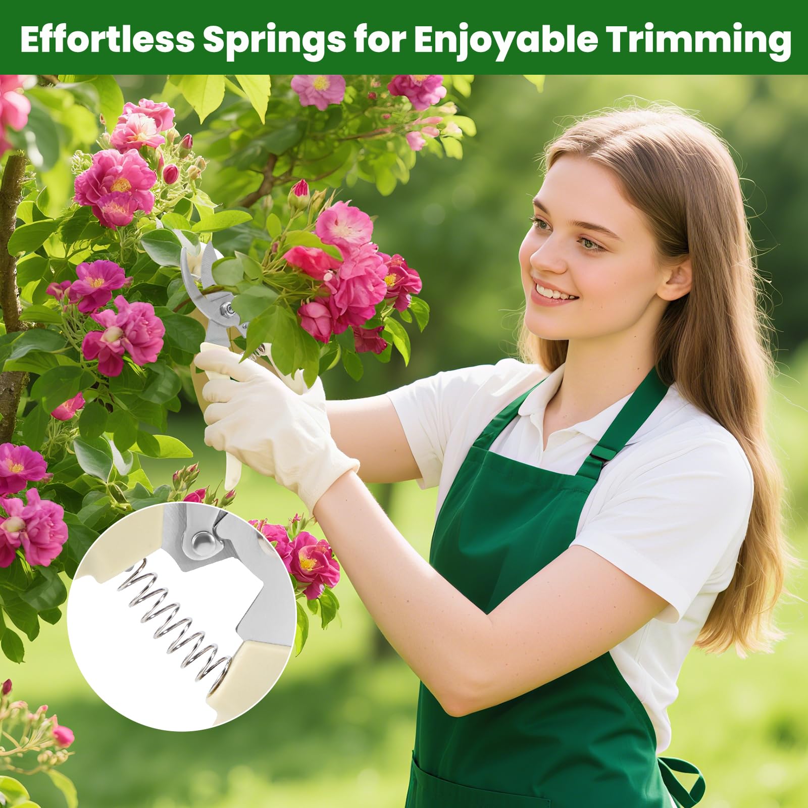 NXIRQNH pruning shears safety lock engaged to prevent injuries