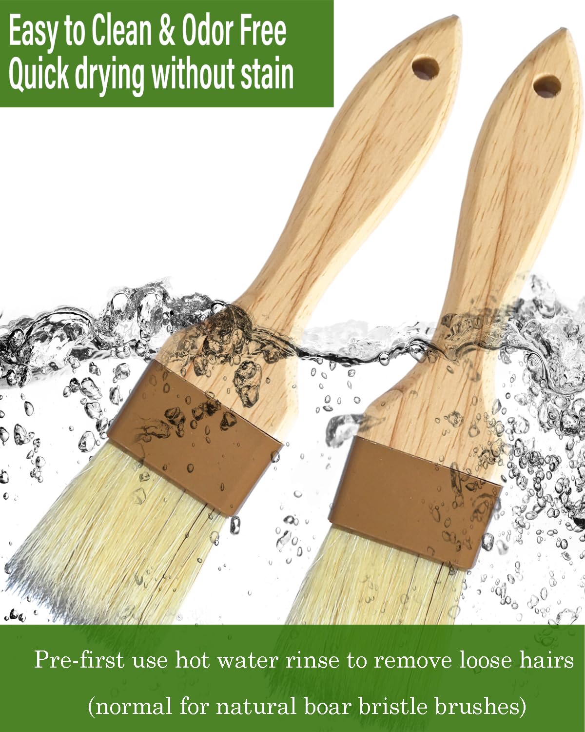 NXRACSH easy-clean odor-free bristles for smooth maintenance