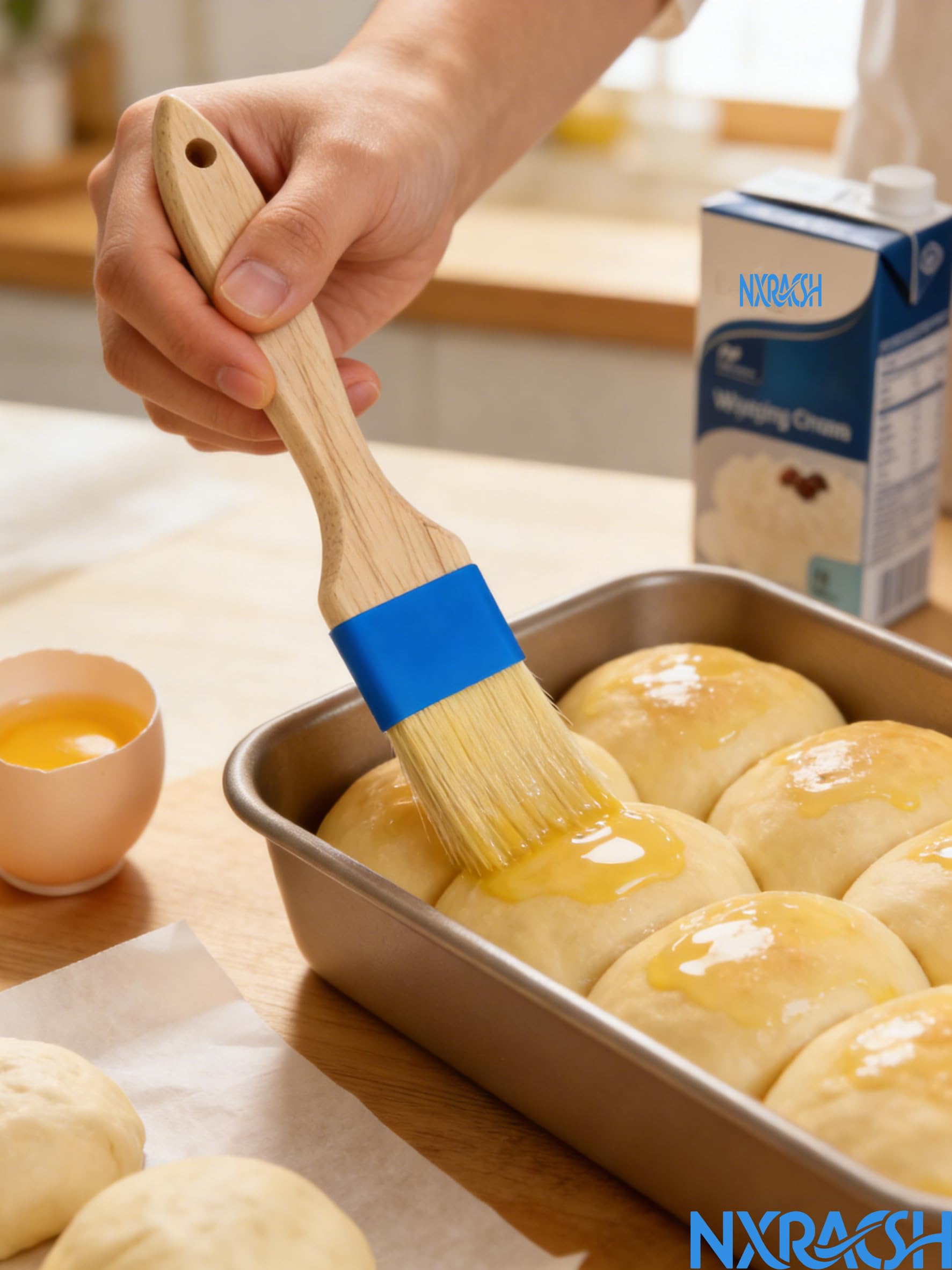 NXRACSH food brush easy to clean and reuse after cooking
