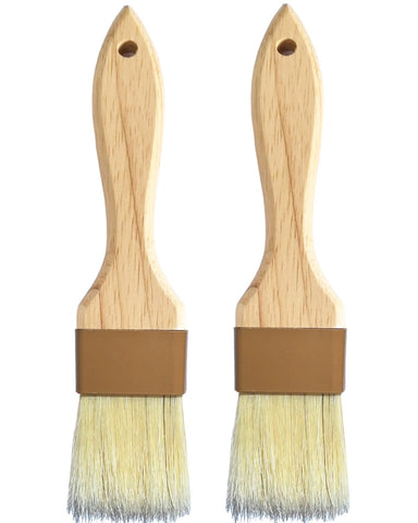 NXRACSH pastry brush close-up showing natural boar bristles for even glaze
