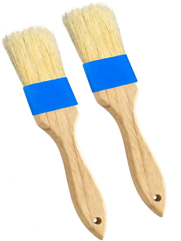 NXRACSH pastry brush with a 1.5-inch blue head for even glaze application on pastries