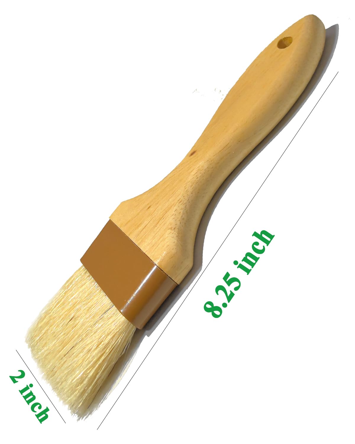 NXRACSH pastry brush with non shedding bristles for sauces and marinades.