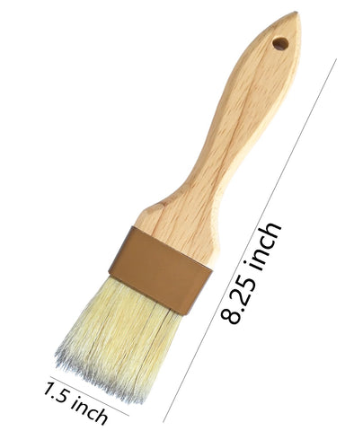 NXRACSH two-piece 1.5-inch pastry brushes ready for butter and sauce