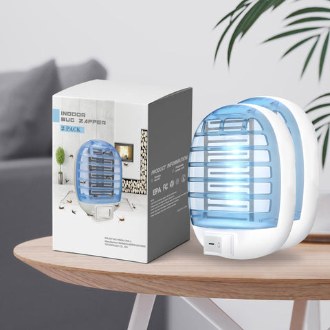 NYATNO bug zapper cleaning scene with easy debris removal.