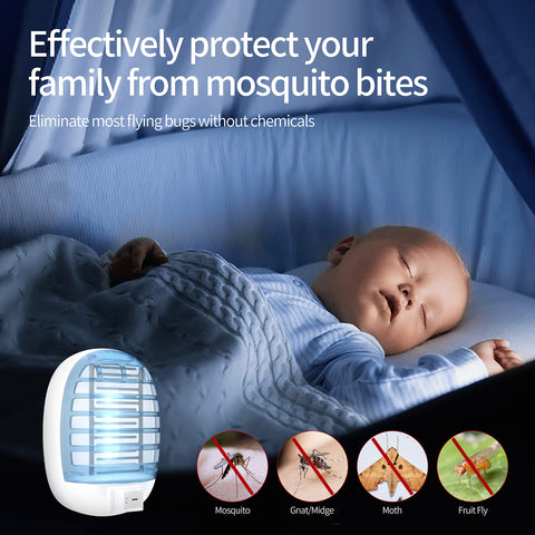 NYATNO indoor bug zapper placed in living room for easy access.