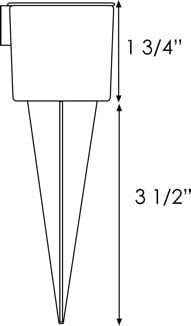 NYKKOLA 1.5-inch gauge demonstrates yard watering levels for efficient irrigation planning.