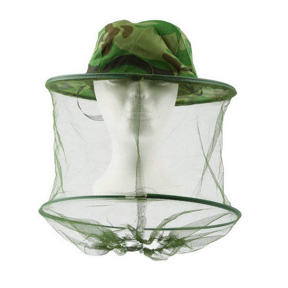 NYKKOLA camouflage beekeeping hat offers breathable coverage with elastic neck