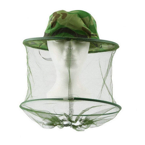 NYKKOLA camouflage beekeeping hat offers breathable coverage with elastic neck