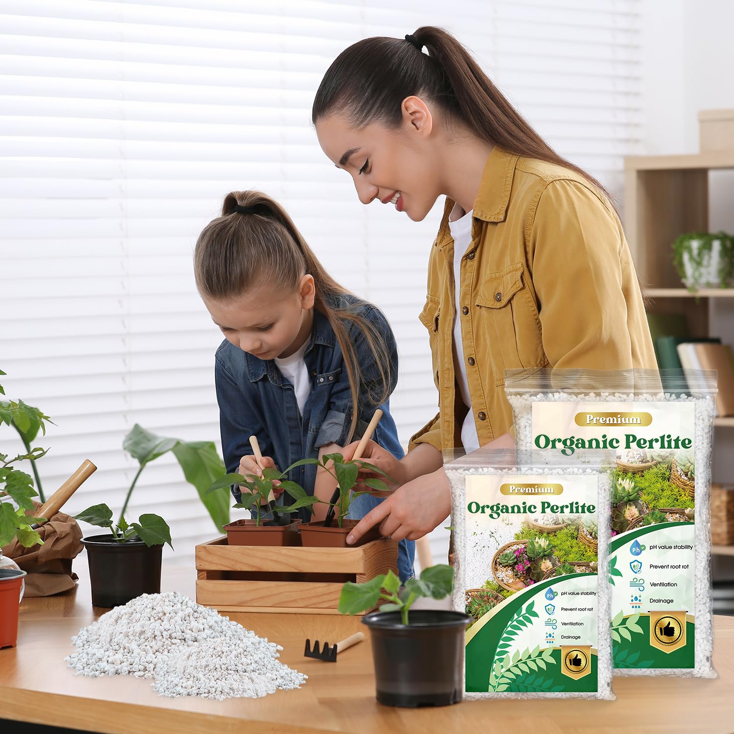 Nyobely Perlite works in hydroponics for stable moisture and aeration