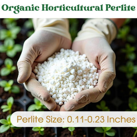 Nyobely Perlite suited for orchids and succulents for thriving roots
