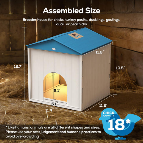 NyPots Brooder Plate dimensions and assembly for a compact setup