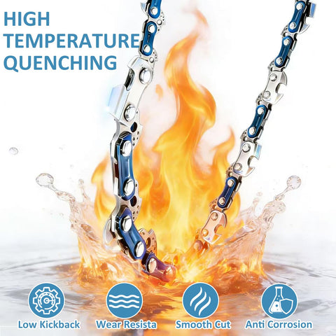 Nyrapag two-pack chainsaw chain keeps you ready for maintenance.