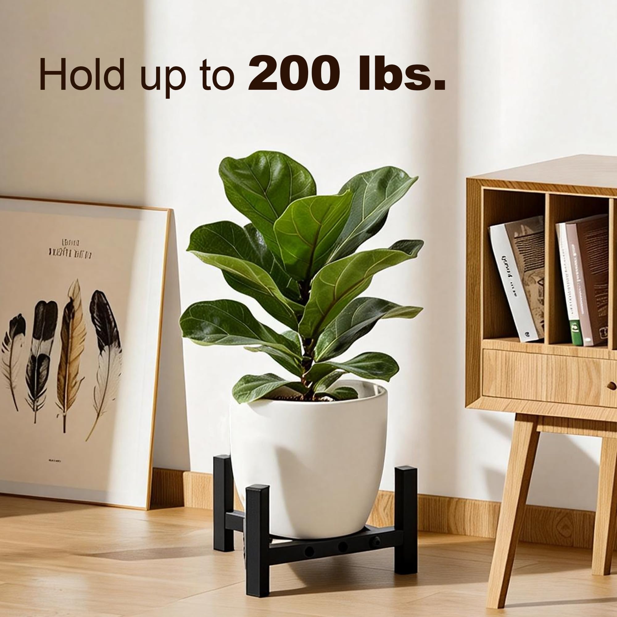 Nyrthil heavy-duty metal base ensures stability for outdoor use