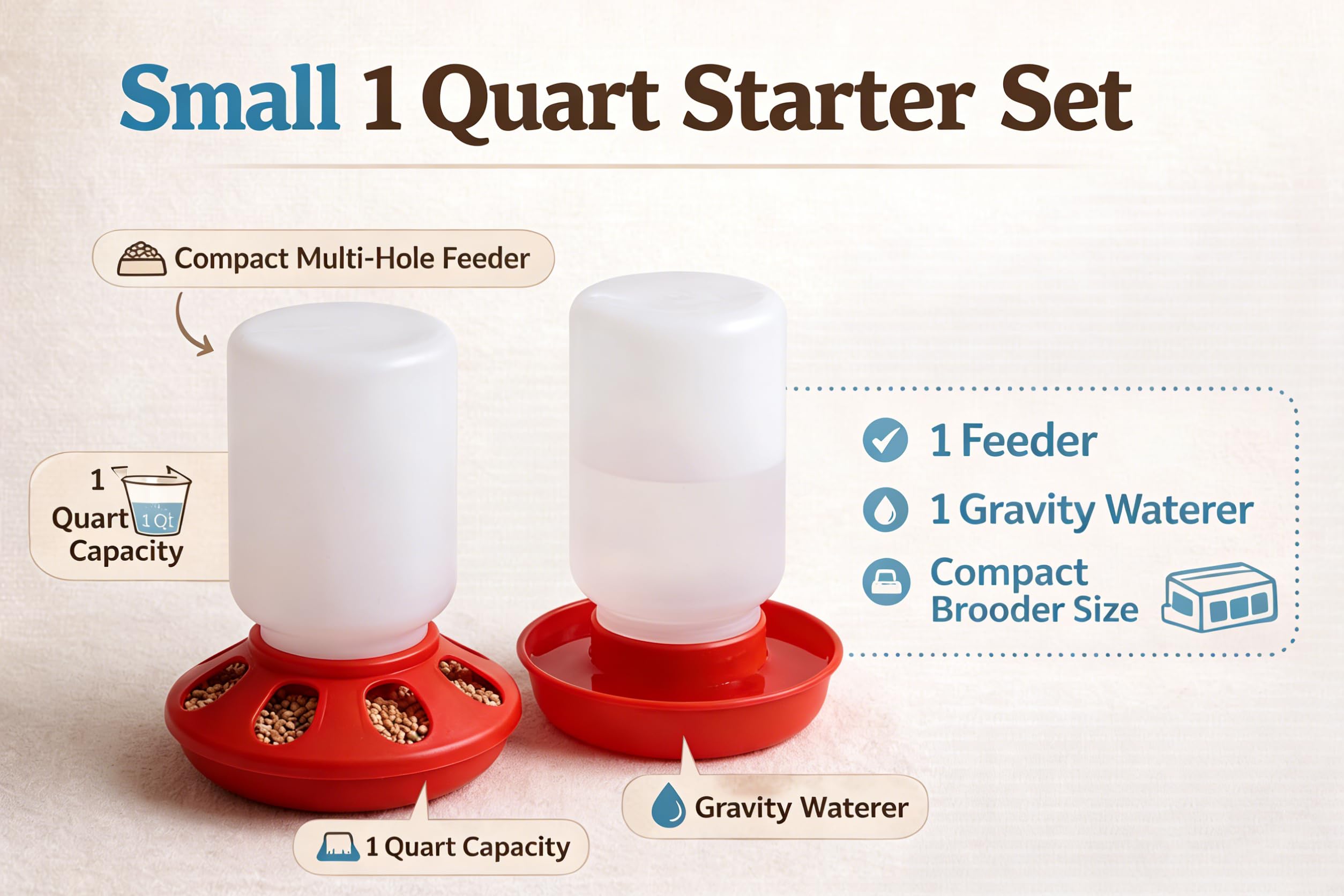 NZJWZS baby chick waterer gravity provides steady water flow for chicks.