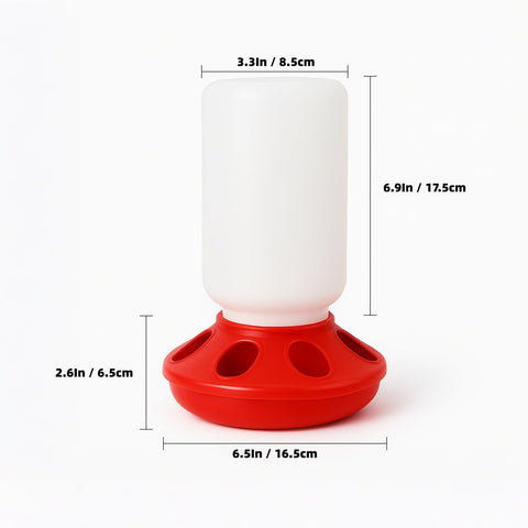 NZJWZS BPA-free plastic construction for daily poultry use.