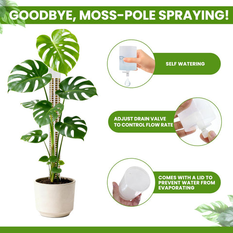 NZNDB stackable moss poles extended for taller indoor plants