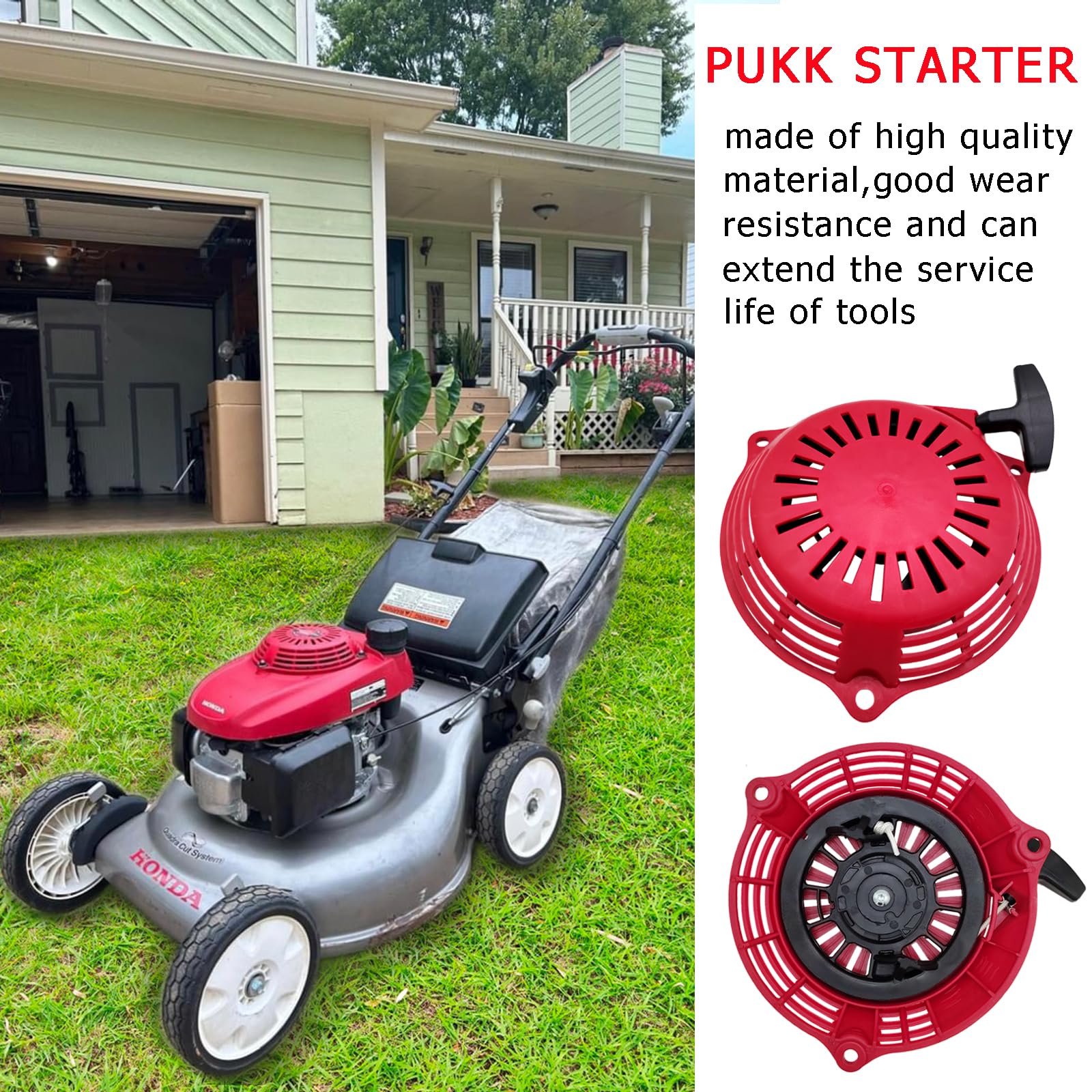 NZZLXKFJ installation steps for recoil starter replacement.