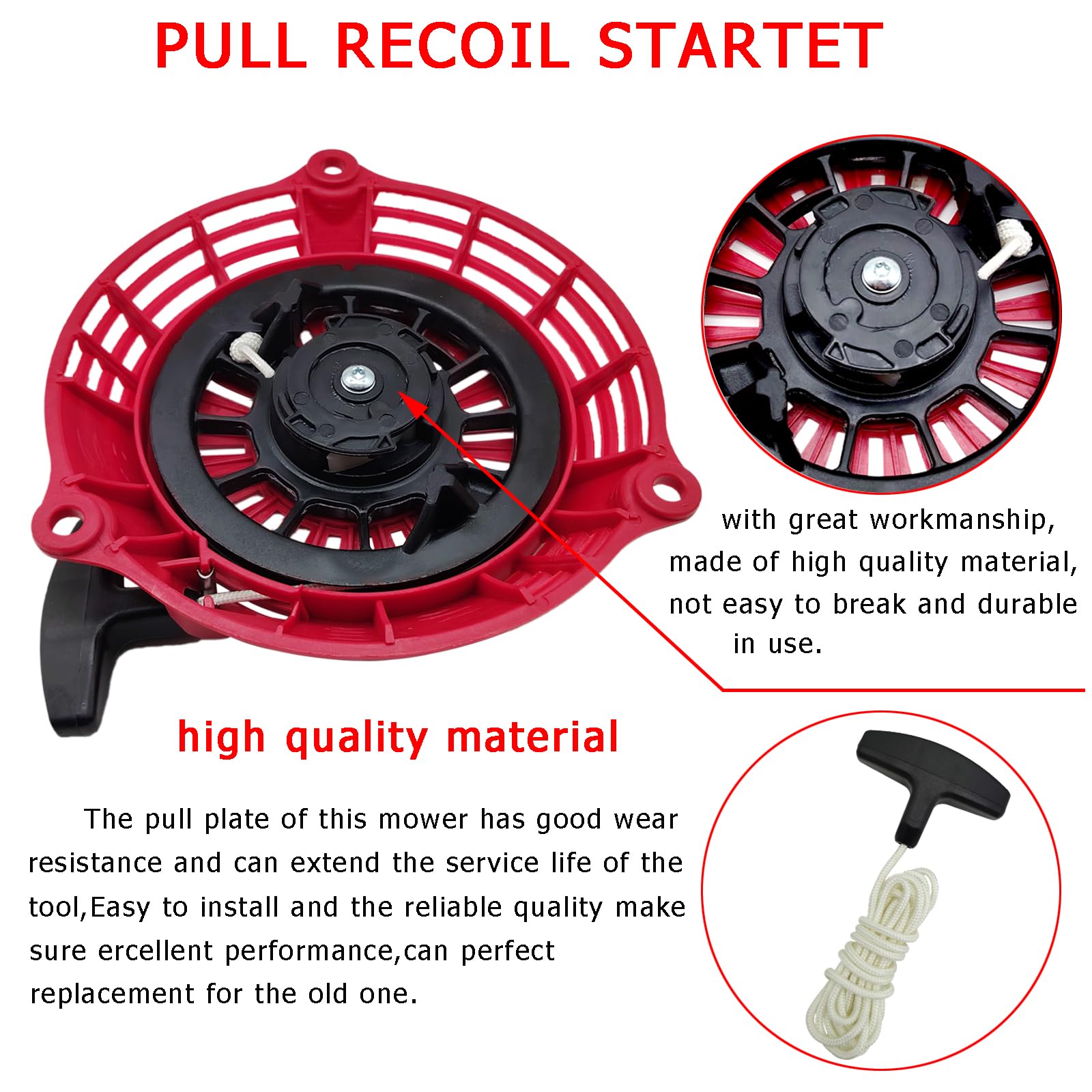 NZZLXKFJ mounting bolts kit for secure recoil starter installation.