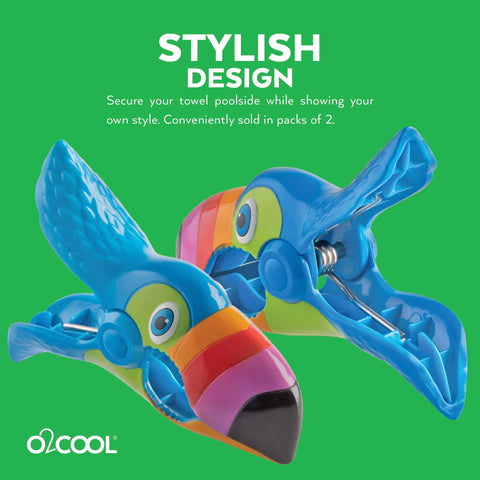 Versatile clip for snacks, bags, or laundry outdoors.