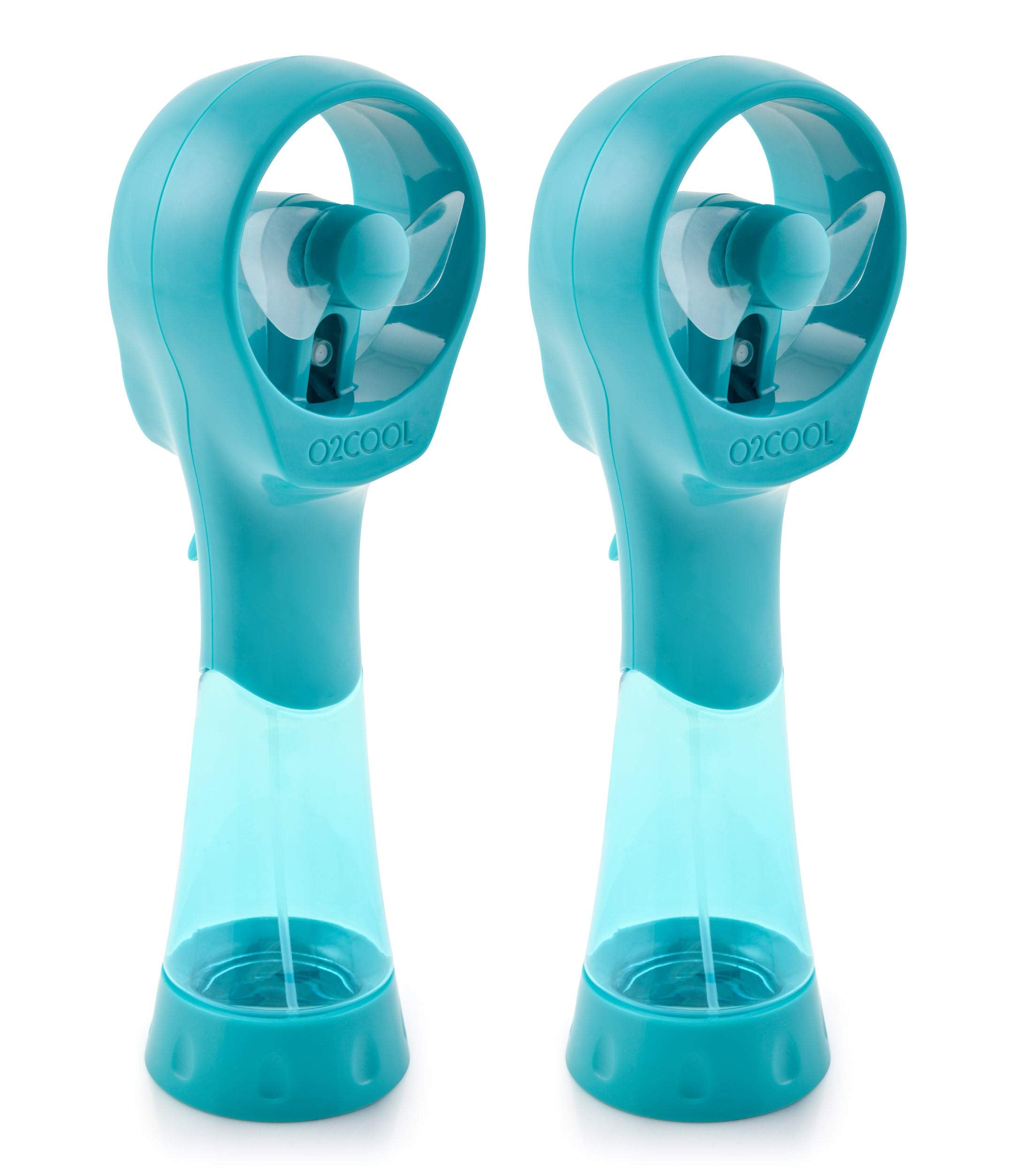 O2COOL Elite teal misting fan for refreshing cooling on hot days