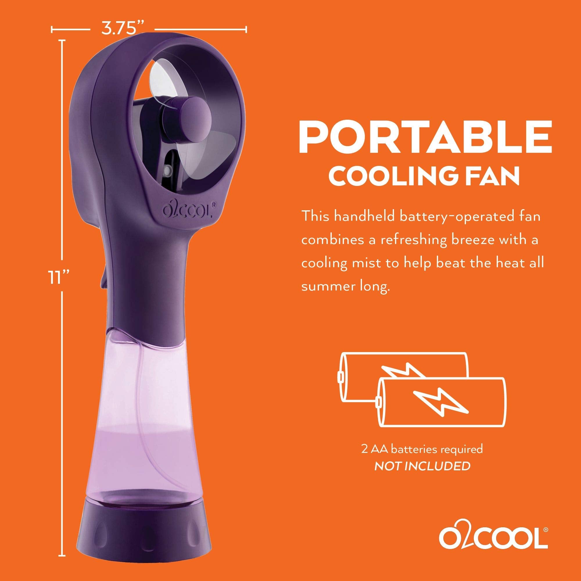 Two-pack purple design handy in a tote bag for travel.