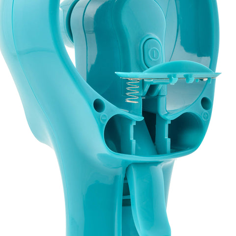O2COOL Elite misting fan side view shows compact portable cooling.