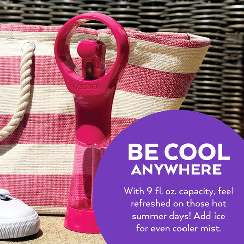 O2COOL Elite ready for outdoor use at beach or park.