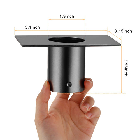 Oak Leaf black powder coated finish resists weather and keeps appearance over time.