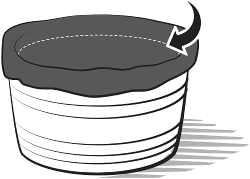 OAKENZ half-barrel liner waterproof inside a planter to prevent leaks.