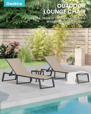 Oasbira ultra-lightweight portable lounge for easy carrying.