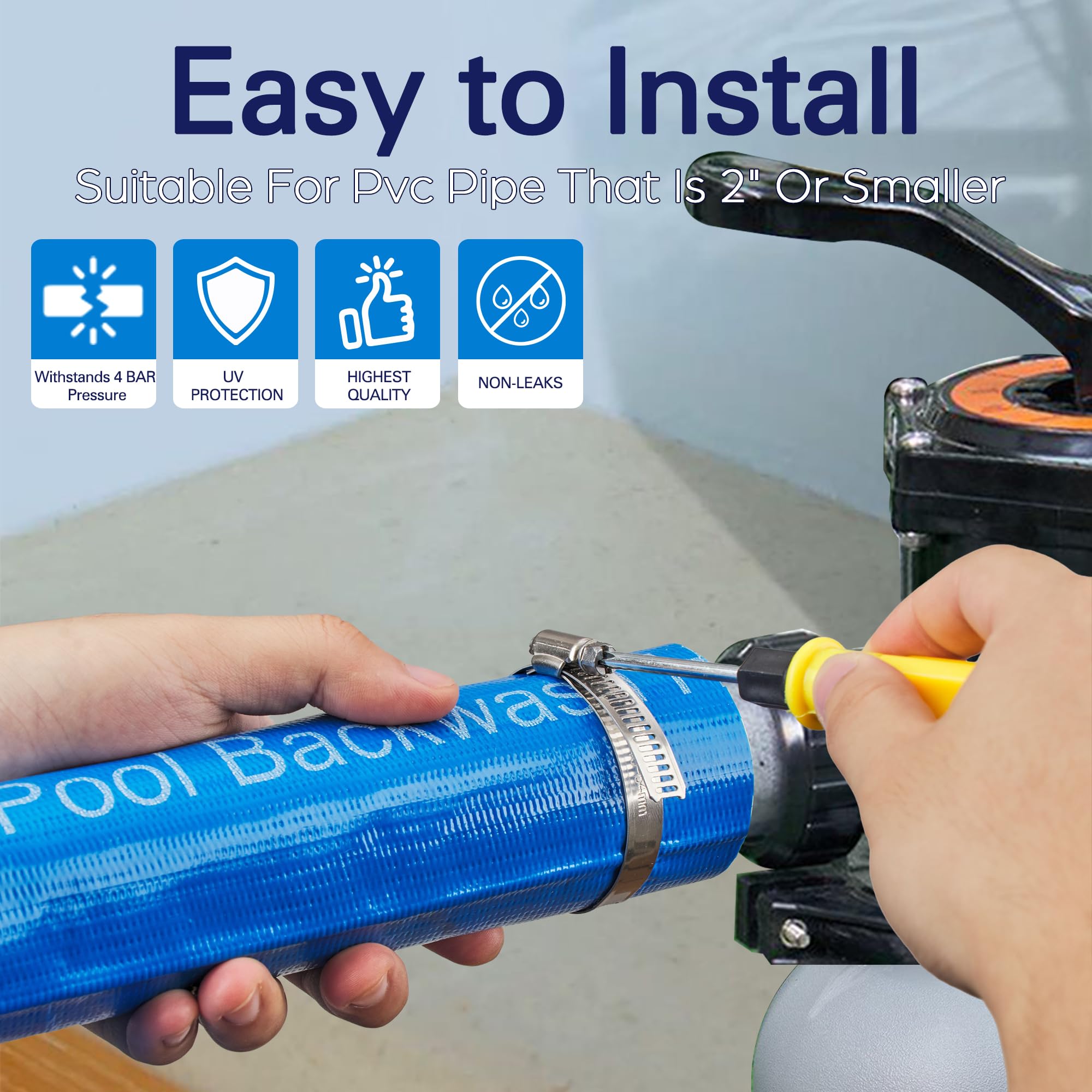 OasisTrim 3-layer PVC hose offers durable, weather-resistant performance