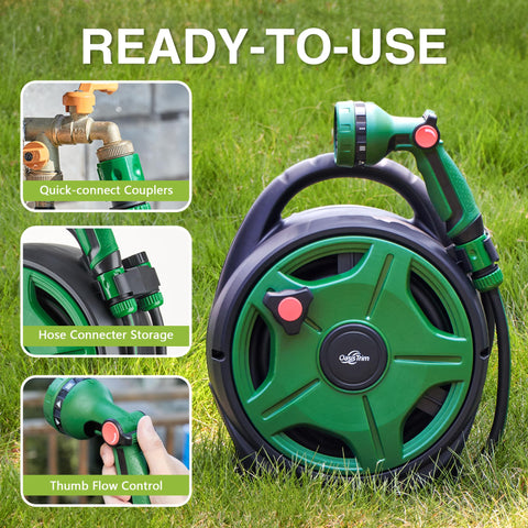 OasisTrim garden watering setup supports efficient irrigation across beds and borders.