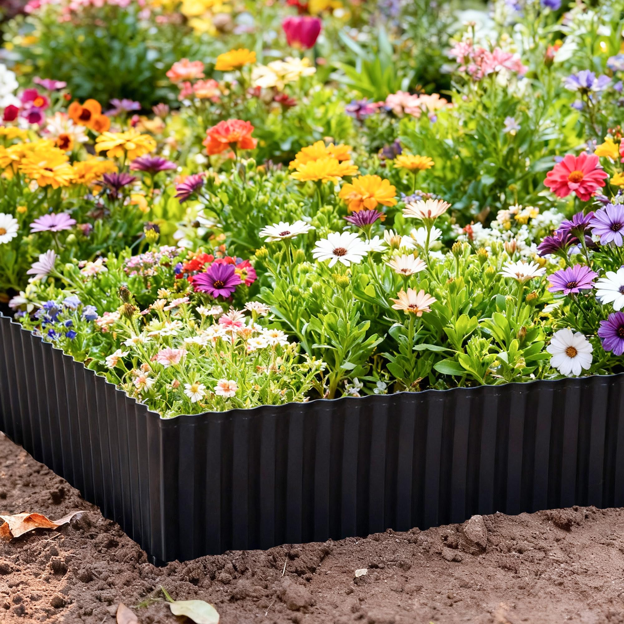 OasisTrim metal border for lawns enhances edge durability and clean lines.